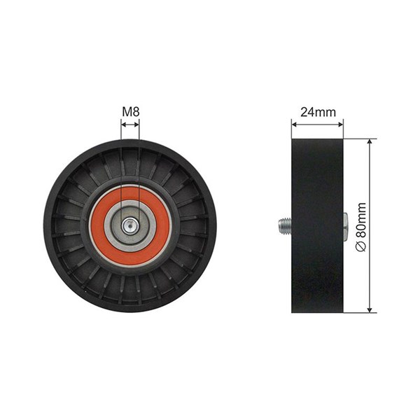 Spännrulle, Drivrem Nty RNK-SA-005 NTY Spännrulle, Drivrem Nty RNK-SA-005 NTY