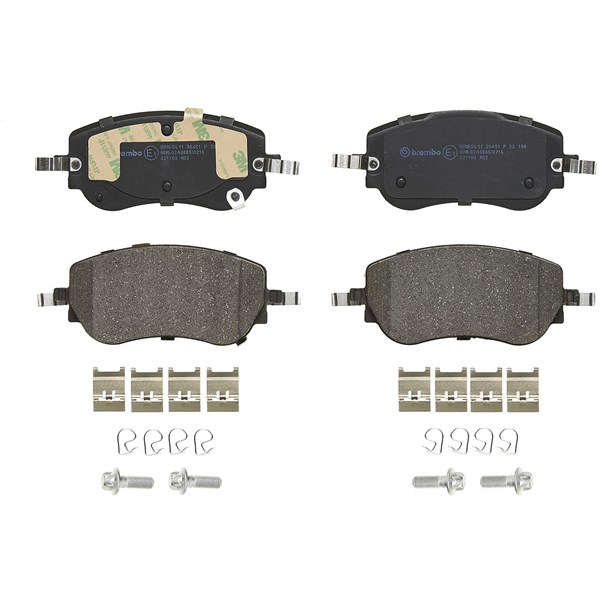 Bromsbeläggsats, Framaxel Brembo P 23 198 BREMBO Bromsbeläggsats, Framaxel Brembo P 23 198 BREMBO