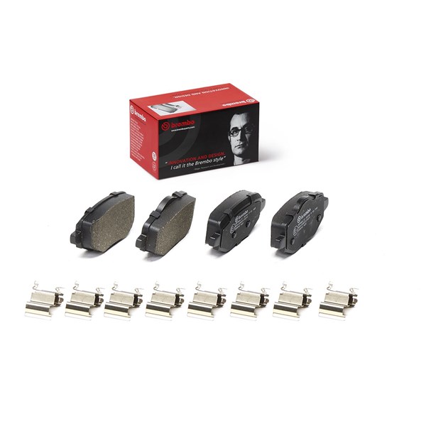 Bromsbeläggsats, Bakaxel Brembo P 61 140 BREMBO