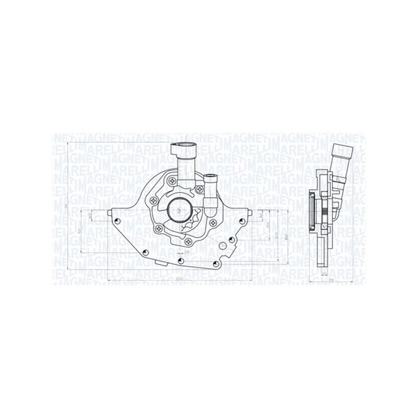 Oljepump Magneti marelli 351516000097 MAGNETI MARELLI
