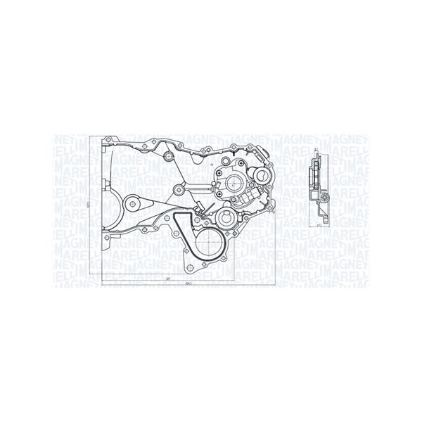 Oljepump Magneti marelli 351516000104 MAGNETI MARELLI