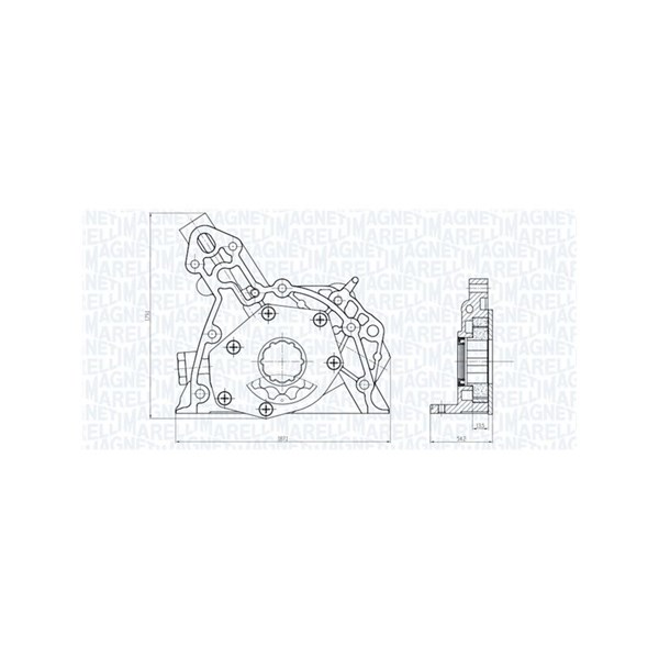 Oljepump Magneti marelli 351516000143 MAGNETI MARELLI Oljepump Magneti marelli 351516000143 MAGNETI MARELLI