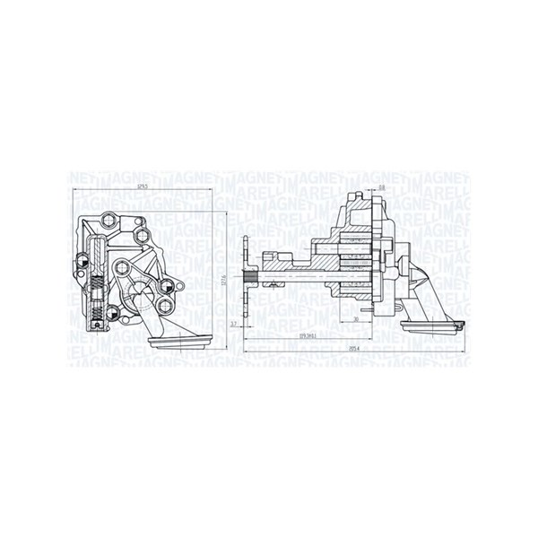 Oljepump Magneti marelli 351516000145 MAGNETI MARELLI Oljepump Magneti marelli 351516000145 MAGNETI MARELLI