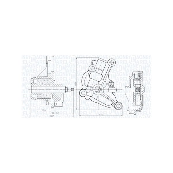 Oljepump Magneti marelli 351516000154 MAGNETI MARELLI