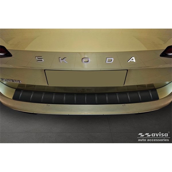 Övertäck, Stötfångare Matt Skoda Superb IV Combi 2023-, Bak Övertäck, Stötfångare Matt Skoda Superb IV Combi 2023-, Bak