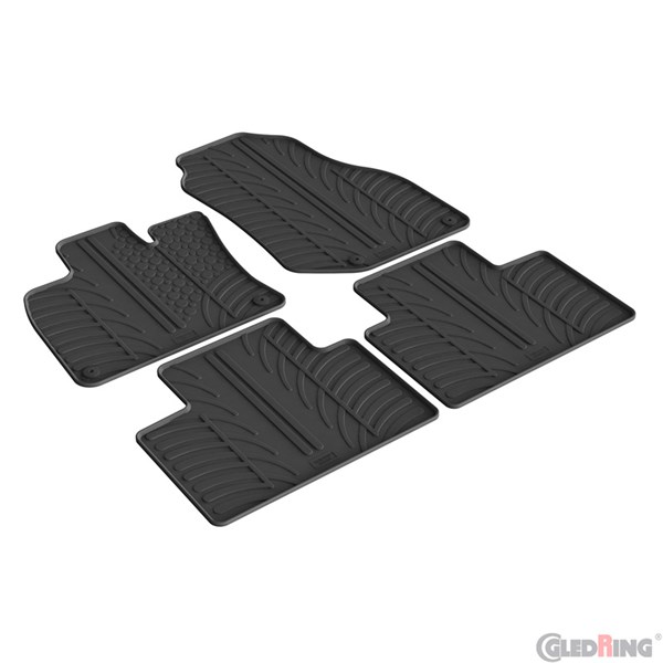 Gummimatta, kupé Lynk & Co 01 2021-, Fram eller bak Gledring GL 0 GledRing