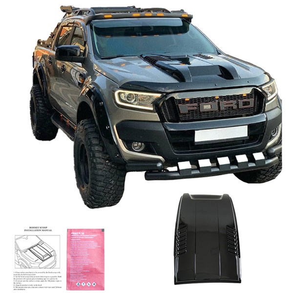 Motorhuvs luftintag (Scoop) Ford Ranger T7/T8 2015-2022 Oneway OW OneWay