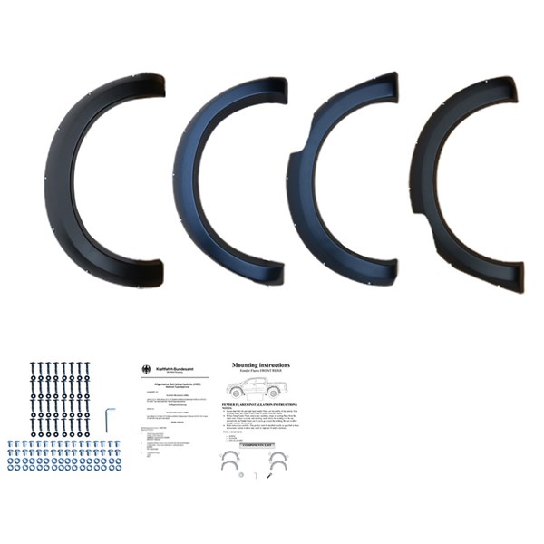 Stänkskärmsbreddare Set Nissan Navara NP300 (D23) 2017-2021 Onewa OneWay