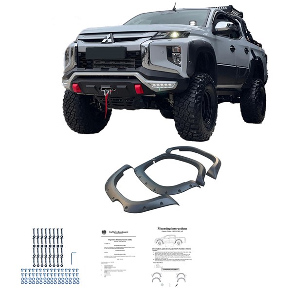 Stänkskärmsbreddare Set Mitsubishi L200 Triton 6 2019- Oneway OW OneWay Stänkskärmsbreddare Set Mitsubishi L200 Triton 6 2019- Oneway OW OneWay