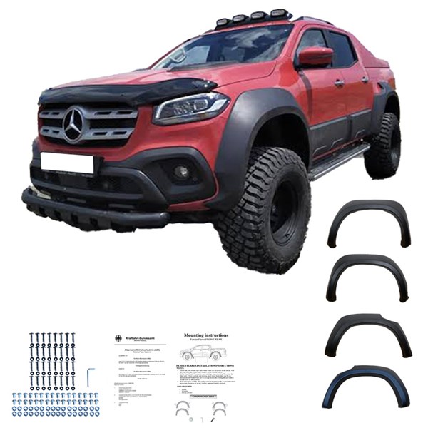 Stänkskärmsbreddare Set Mercedes X-Class W470 2017- Oneway OW FF0 OneWay Stänkskärmsbreddare Set Mercedes X-Class W470 2017- Oneway OW FF0 OneWay