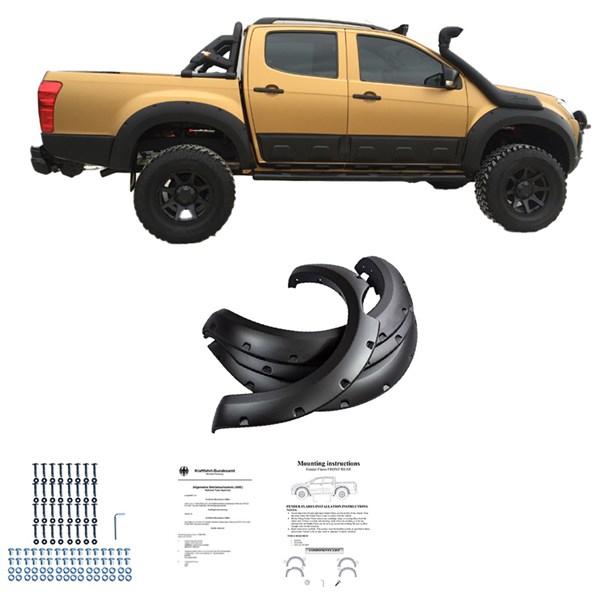 Stänkskärmsbreddare Set Isuzu D-Max II 2012-2019 Oneway OW FF0200 OneWay Stänkskärmsbreddare Set Isuzu D-Max II 2012-2019 Oneway OW FF0200 OneWay