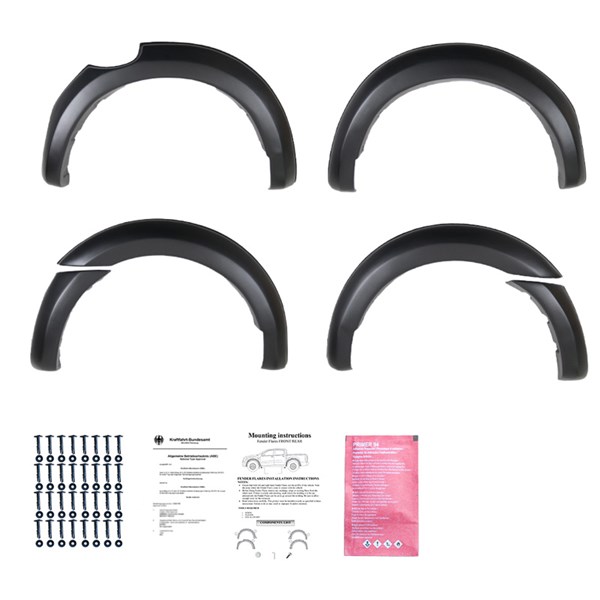 Stänkskärmsbreddare Set Ford Ranger T6/T7/T8 2012-2022 Oneway OW  OneWay