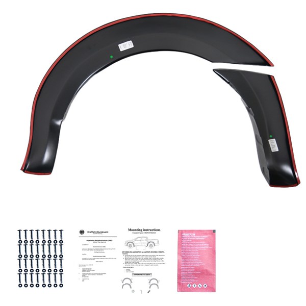 Stänkskärmsbreddare Set Ford Ranger T6/T7/T8 2012-2022 Oneway OW  OneWay
