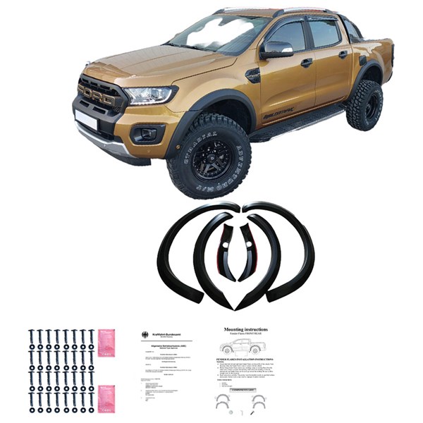 Stänkskärmsbreddare Set Ford Ranger T8 2019-2022 Oneway OW FF0201 OneWay Stänkskärmsbreddare Set Ford Ranger T8 2019-2022 Oneway OW FF0201 OneWay