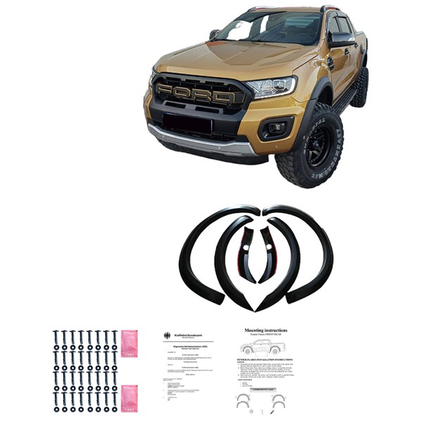 Stänkskärmsbreddare Set Ford Ranger T8 2019-2022 Oneway OW FF0201 OneWay Stänkskärmsbreddare Set Ford Ranger T8 2019-2022 Oneway OW FF0201 OneWay