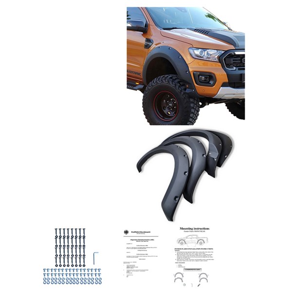 Stänkskärmsbreddare Set Ford Ranger T8 2019-2022 Oneway OW FF0201 OneWay Stänkskärmsbreddare Set Ford Ranger T8 2019-2022 Oneway OW FF0201 OneWay