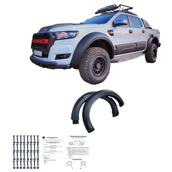 Stänkskärmsbreddare Set Ford Ranger T6/T7/T8 2012-2022 Oneway OW OneWay Stänkskärmsbreddare Set Ford Ranger T6/T7/T8 2012-2022 Oneway OW OneWay
