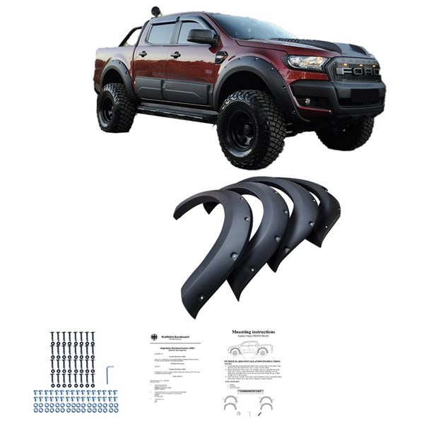 Stänkskärmsbreddare Set Ford Ranger T6/T7/T8 2012-2022 Oneway OW OneWay Stänkskärmsbreddare Set Ford Ranger T6/T7/T8 2012-2022 Oneway OW OneWay