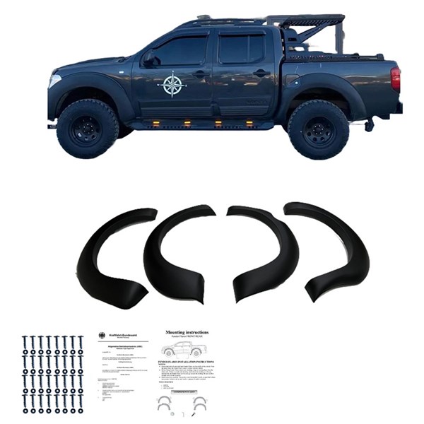 Stänkskärmsbreddare Set Nissan Navara D40 2005-2010 Oneway OW FF0 OneWay Stänkskärmsbreddare Set Nissan Navara D40 2005-2010 Oneway OW FF0 OneWay