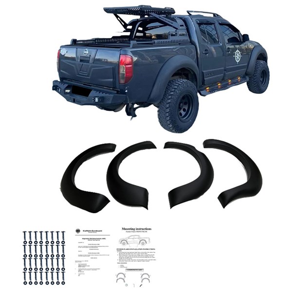 Stänkskärmsbreddare Set Nissan Navara D40 2005-2010 Oneway OW FF0 OneWay Stänkskärmsbreddare Set Nissan Navara D40 2005-2010 Oneway OW FF0 OneWay