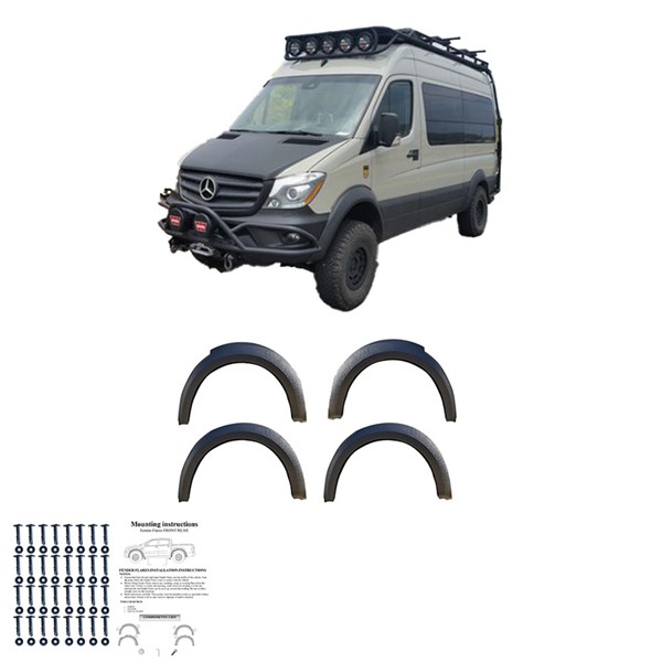 Stänkskärmsbreddare Set Merc Sprinter W906 FL 14-18 Oneway OW FF0 OneWay Stänkskärmsbreddare Set Merc Sprinter W906 FL 14-18 Oneway OW FF0 OneWay