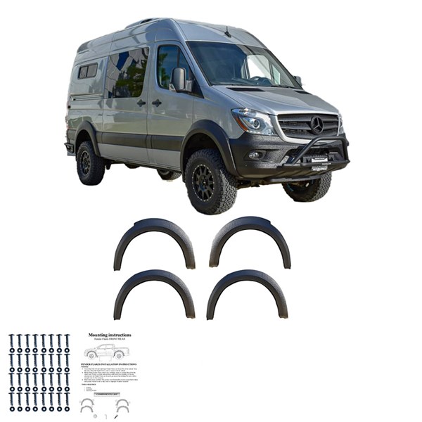Stänkskärmsbreddare Set Merc Sprinter W906 FL 14-18 Oneway OW FF0 OneWay Stänkskärmsbreddare Set Merc Sprinter W906 FL 14-18 Oneway OW FF0 OneWay
