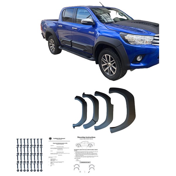 Stänkskärmsbreddare Set Toyota Hilux 2015-2020 Oneway OW FF02026 OneWay Stänkskärmsbreddare Set Toyota Hilux 2015-2020 Oneway OW FF02026 OneWay
