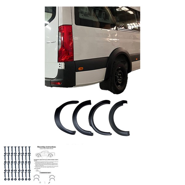 Stänkskärmsbreddare Set Mercedes Sprinter W907 2018- Oneway OW FF OneWay Stänkskärmsbreddare Set Mercedes Sprinter W907 2018- Oneway OW FF OneWay