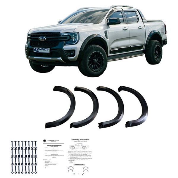 Stänkskärmsbreddare Set Ford Ranger T9 2022- Oneway OW FF02029 OneWay