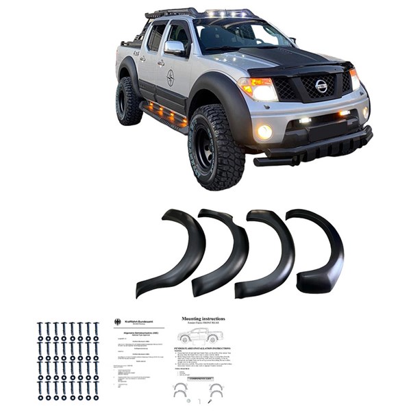 Stänkskärmsbreddare Set Nissan Navara D40 FL 2010-2014 Oneway OW OneWay Stänkskärmsbreddare Set Nissan Navara D40 FL 2010-2014 Oneway OW OneWay