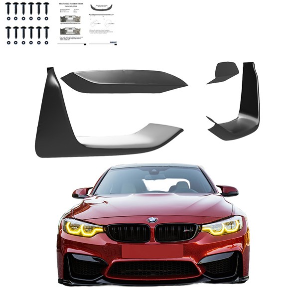Främre spoilervingar BMW M3 F80 14-18/ M4 F82 2014-2021 Oneway OW OneWay