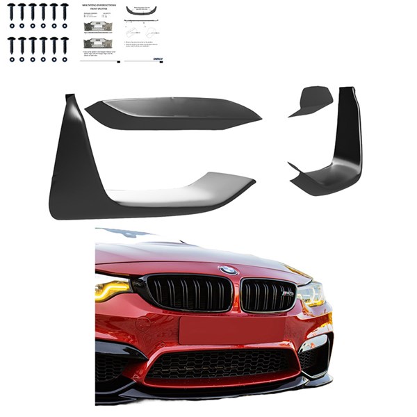 Främre spoilervingar BMW M3 F80 14-18/ M4 F82 2014-2021 Oneway OW OneWay