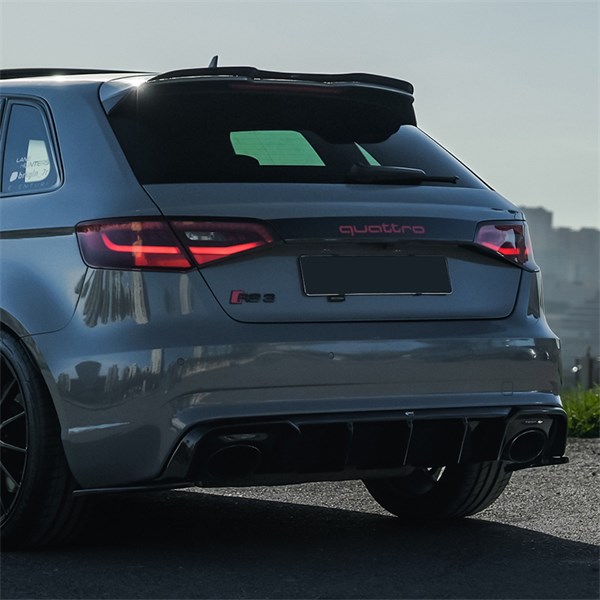 Bakre stötfångarkjol (Diffusor) Audi RS3 8V SB 15-16 Oneway OW RV OneWay