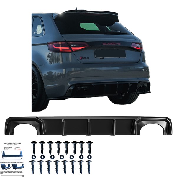 Bakre stötfångarkjol (Diffusor) Audi RS3 8V SB 15-16 Oneway OW RV OneWay Bakre stötfångarkjol (Diffusor) Audi RS3 8V SB 15-16 Oneway OW RV OneWay
