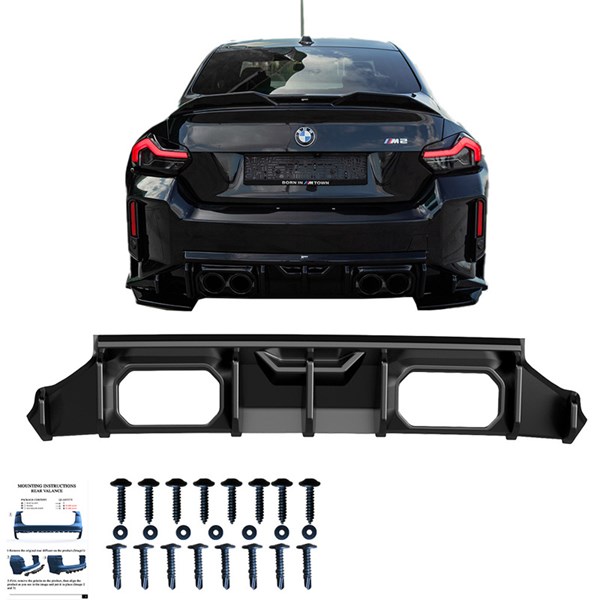 Bakre stötfångarkjol (Diffusor) BMW M2 G87 Coupe 2023- Oneway OW  OneWay