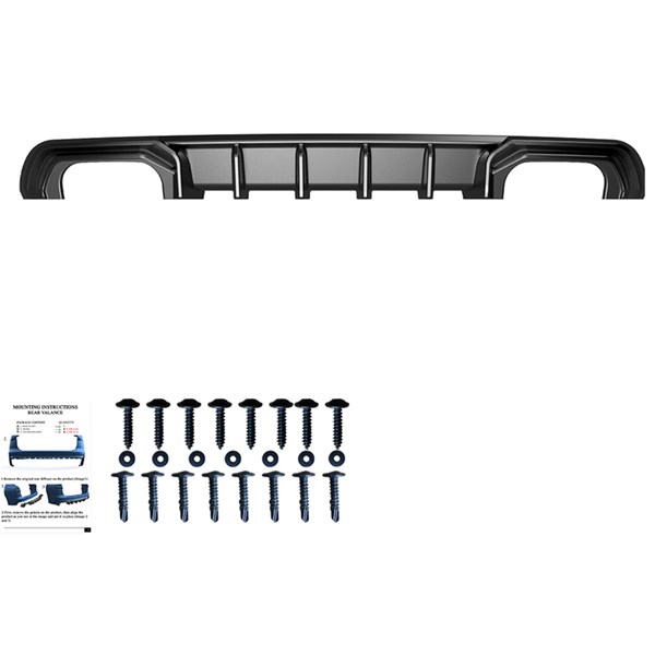 Bakre stötfångarkjol (Diffusor) Audi A3 (8V) Sedan FL 16-20 Onewa OneWay Bakre stötfångarkjol (Diffusor) Audi A3 (8V) Sedan FL 16-20 Onewa OneWay