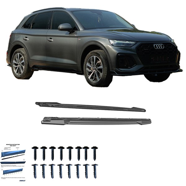 Sidokjolar Audi SQ5 / Q5 S-Line (FY) Facelift 2020-2024 Oneway OW OneWay
