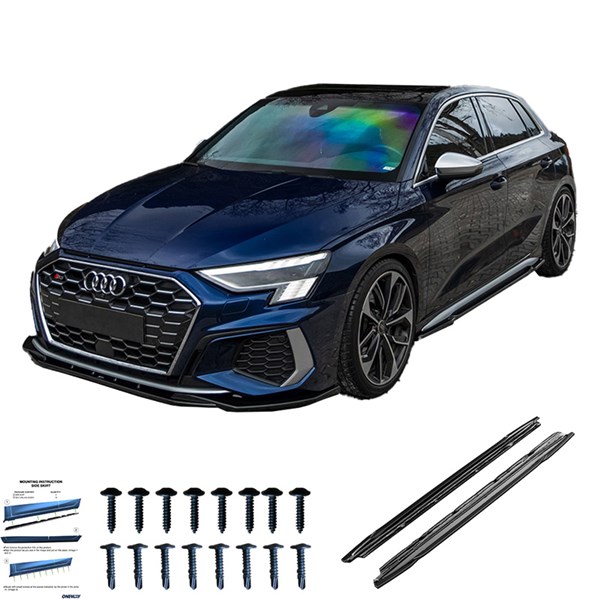 Sidokjolar Audi A3 8Y S-Line/S3 Sedan/Sportback 20-24 Oneway OW S OneWay
