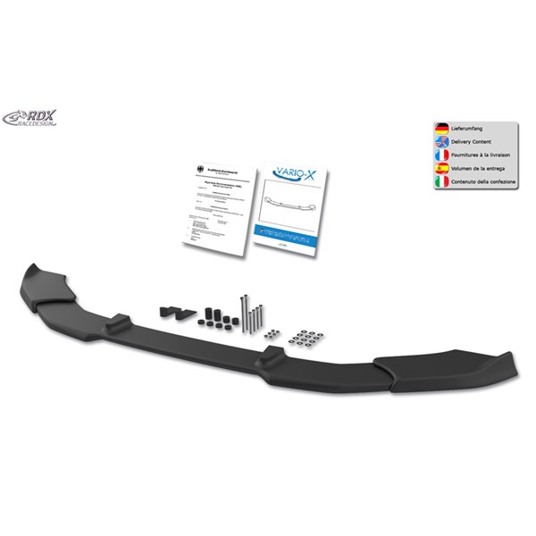 Front Spoiler VW Up! 2018- incl. R-Line & GTi Rdx racedesign RD V RDX Racedesign Front Spoiler VW Up! 2018- incl. R-Line & GTi Rdx racedesign RD V RDX Racedesign