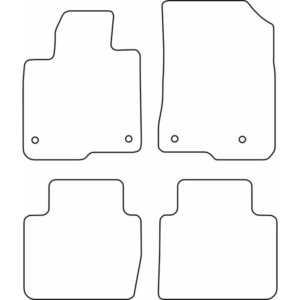 Textilmatta, kupé, Fram eller bak Autostyle TM HO552V AutoStyle