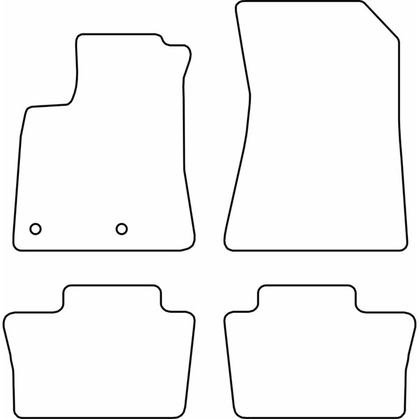 Textilmatta, kupé, Fram eller bak Autostyle TM RE588V AutoStyle