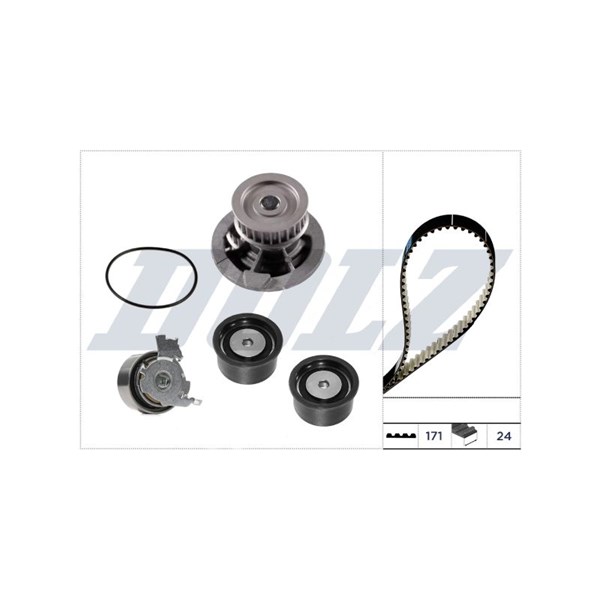 Kamremskit med vattenpump Dolz KD325 DOLZ