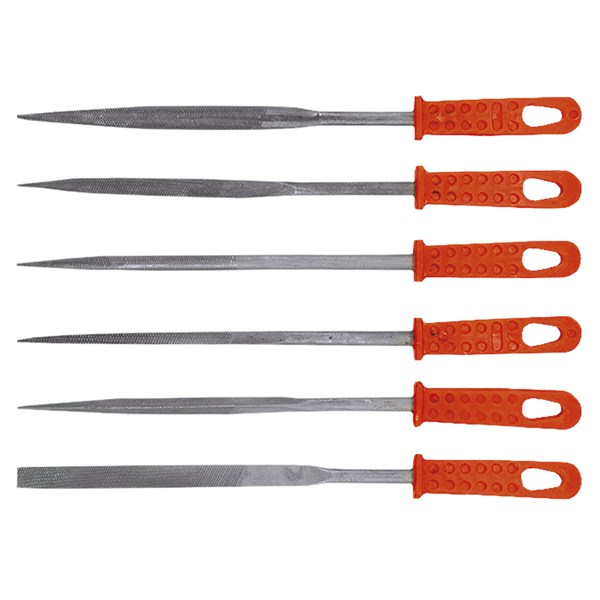 Nålfilar för metall 6-pack Topex Neo Grafit Topex neo graphite 06 TOPEX NEO GRAPHITE