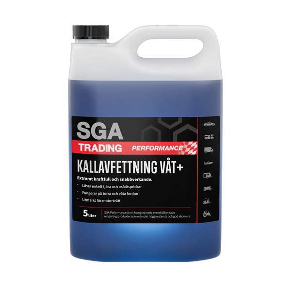 SGA Performance Kallavfettning VÅT+ 5 L Sga trading 485522 SGA Trading