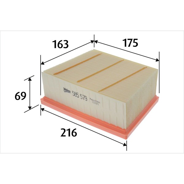 Luftfilter Valeo 585579 VALEO