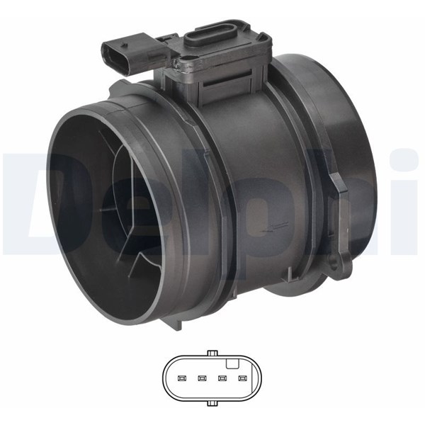 Luftmassemätare 5V Delphi AF10771-12B1 DELPHI