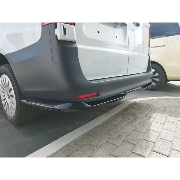Bakre stötfångarkjol (Diffusor) Merc Vito W447 LWB FL 2024- Motor Motordrome