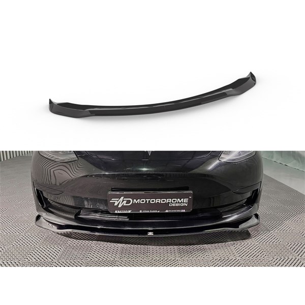 Front spoiler Tesla Model 3 2017-2023 Motordrome DX VTS05 Motordrome Front spoiler Tesla Model 3 2017-2023 Motordrome DX VTS05 Motordrome