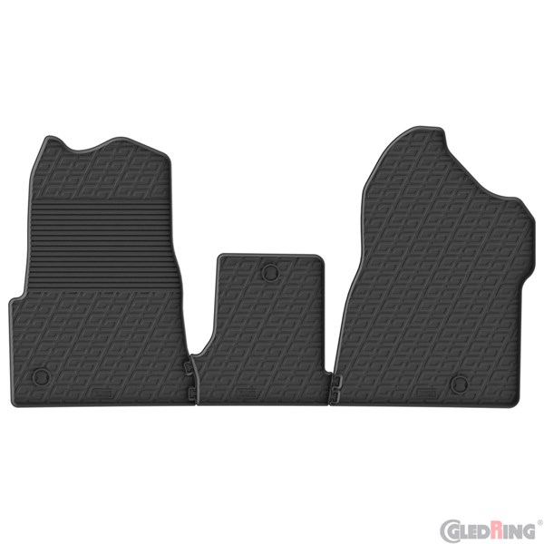 Gummimatta, kupé Renault Master IV/Nissan Interstar 24-, Fram Gle GledRing