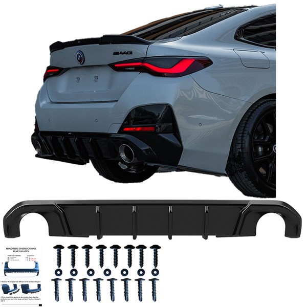 Bakre stötfångarkjol (Diffusor) BMW 4 G26 2021- Oneway OW RV21045 OneWay Bakre stötfångarkjol (Diffusor) BMW 4 G26 2021- Oneway OW RV21045 OneWay